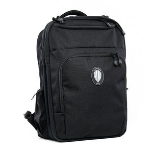 Leatherback Gear Civilian One Armored Backpack Black - front image of backpack