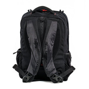 Leatherback Gear Civilian One Armored Backpack Black - back image of backpack