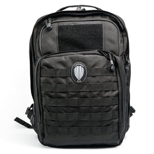 Tactical One Bulletproof Backpack Leatherback Gear Black Two Panels