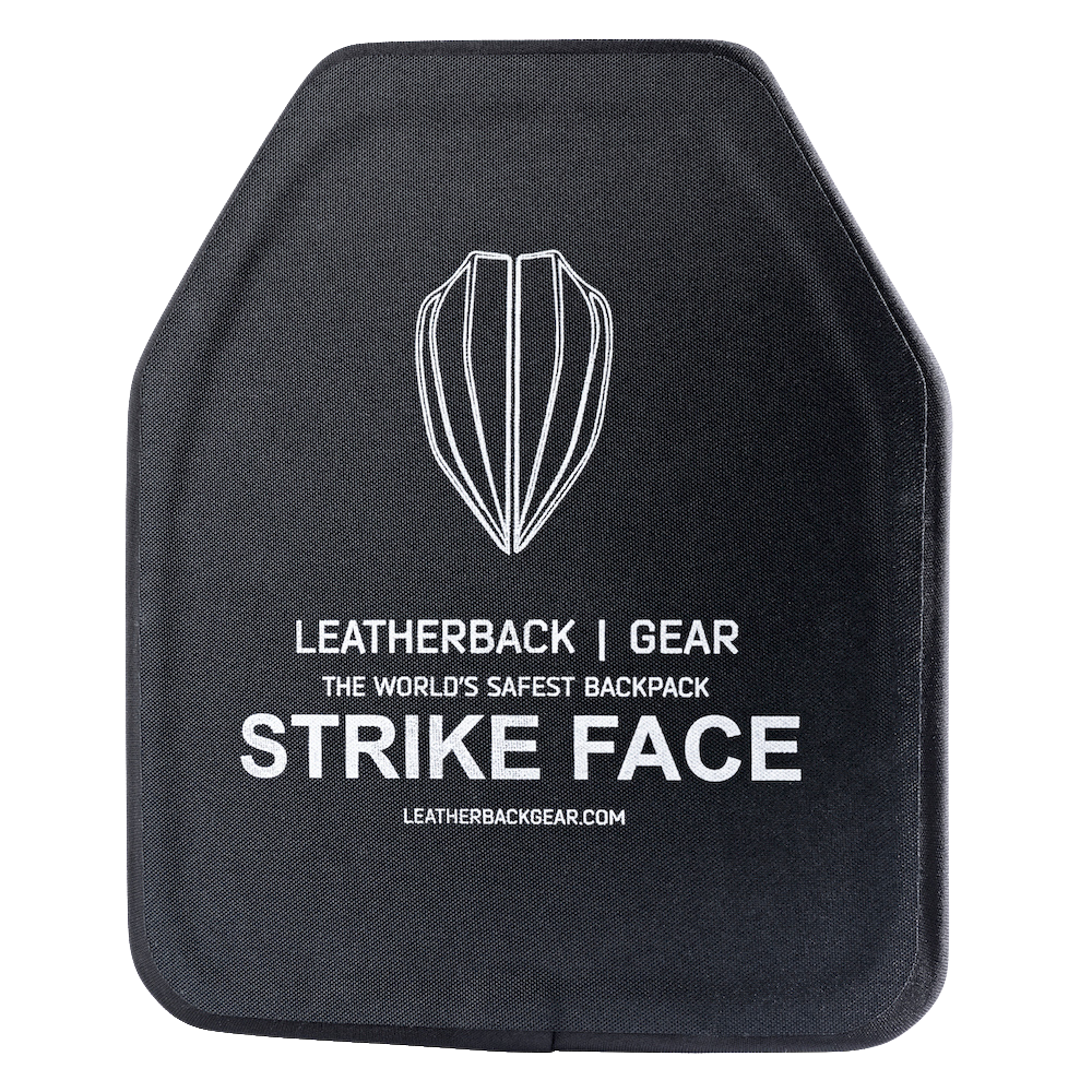 Level IV Backpack Armor Plate Insert 10" x 12" Leatherback Gear