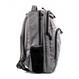 Leatherback Gear Civilian One Armored Backpack Wolf Gray - side image of backpack