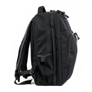 Leatherback Gear Civilian One Armored Backpack Black - side image of backpack