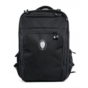 Leatherback Gear Civilian One Armored Backpack Black - front image of backpack