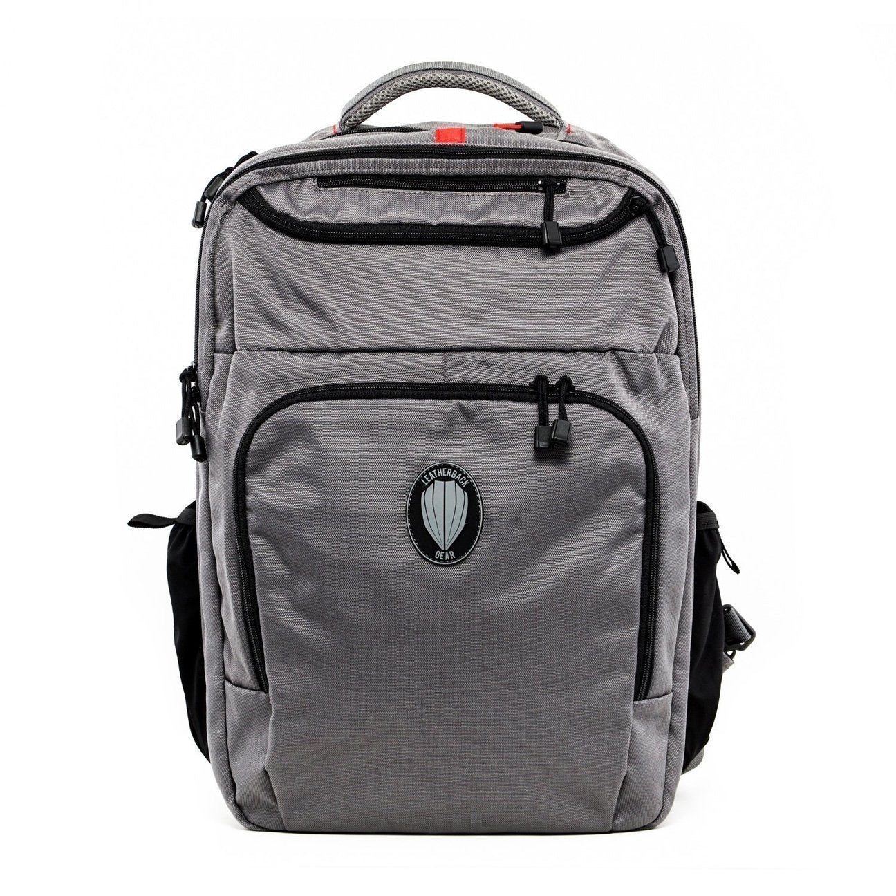 Leatherback Gear Civilian One Armored Backpack Wolf Gray - front image of backpack