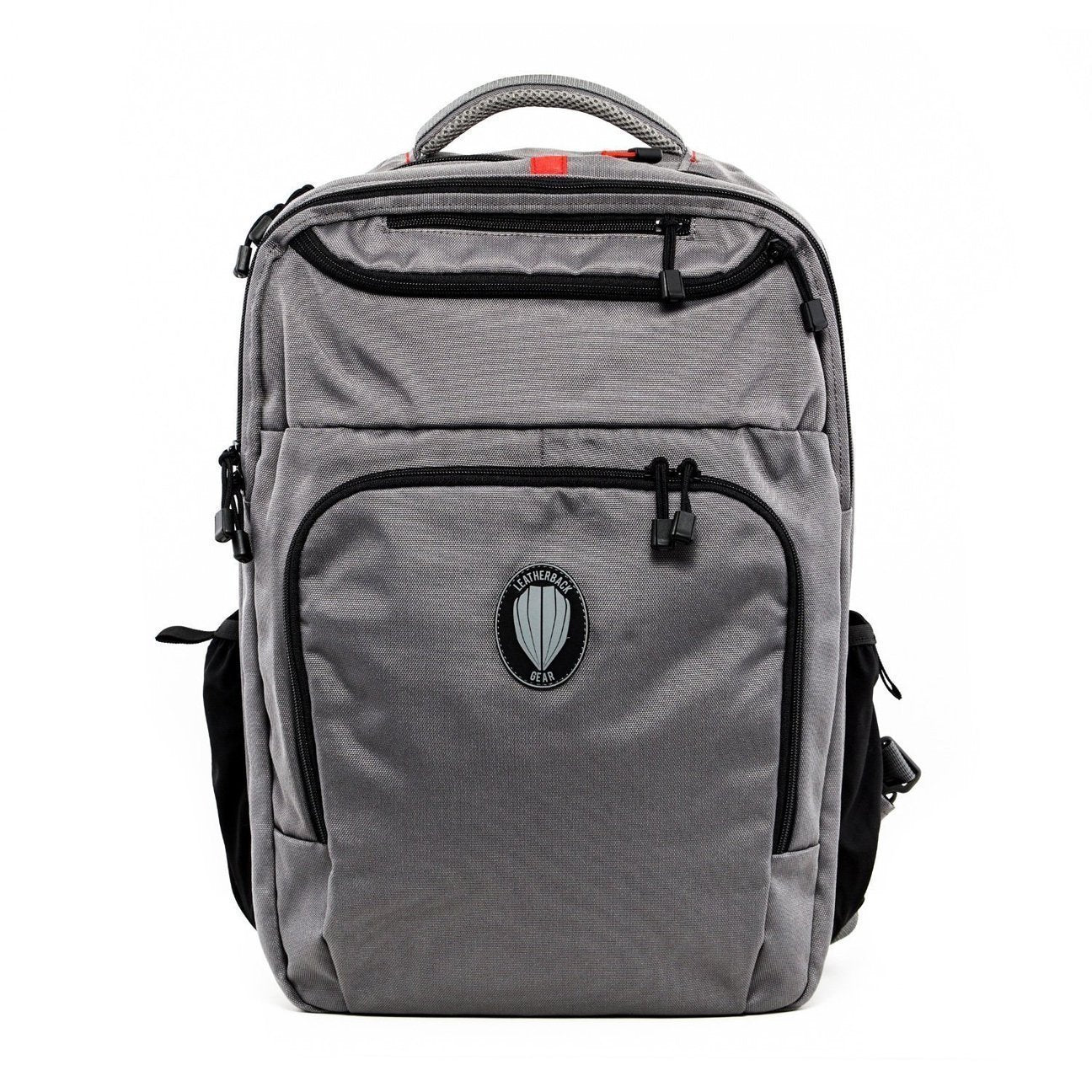 Leatherback Gear Civilian One Armored Backpack Wolf Gray - front image of backpack