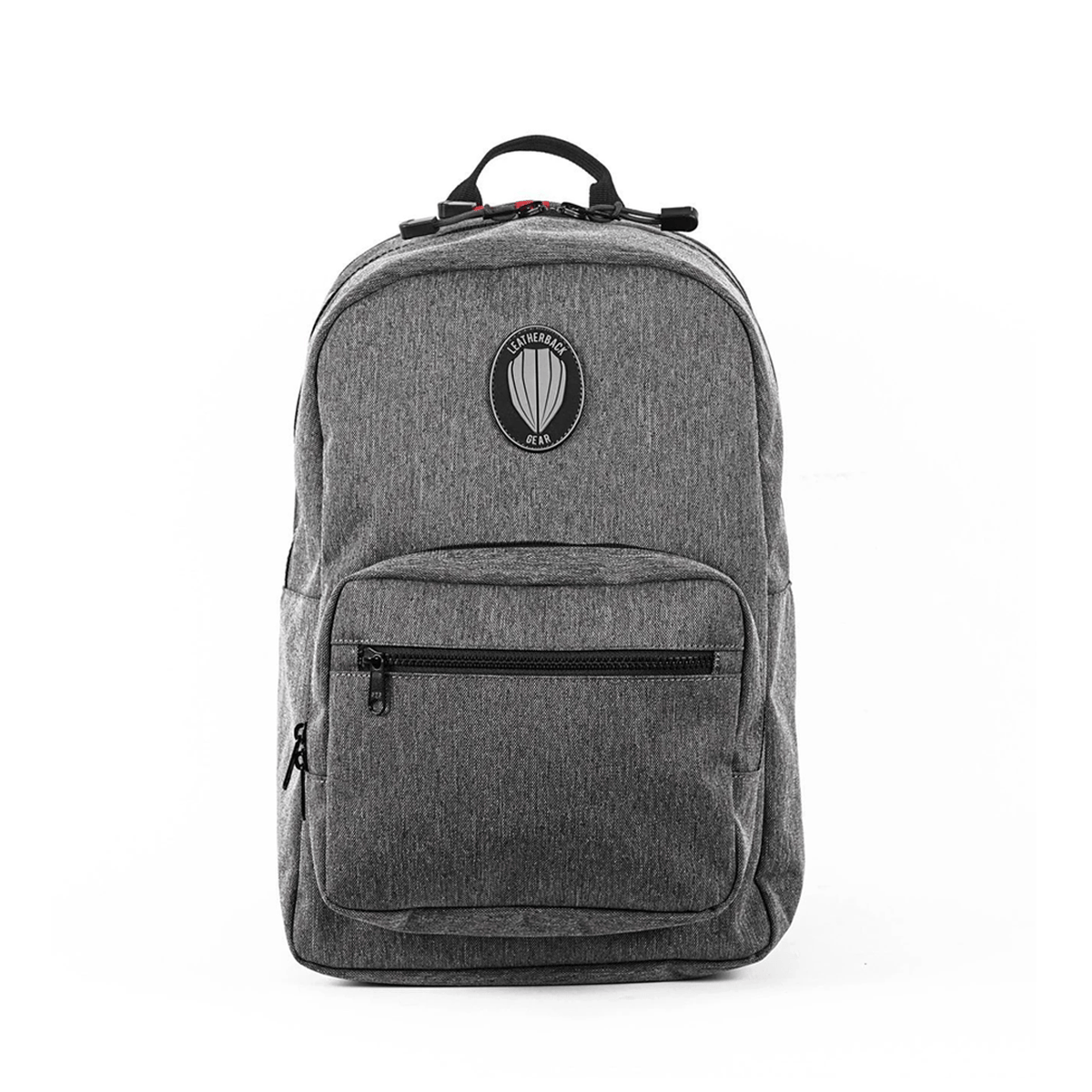 Sport One Jr. Bulletproof Backpack Leatherback Gear Heather Gray Two Panels 